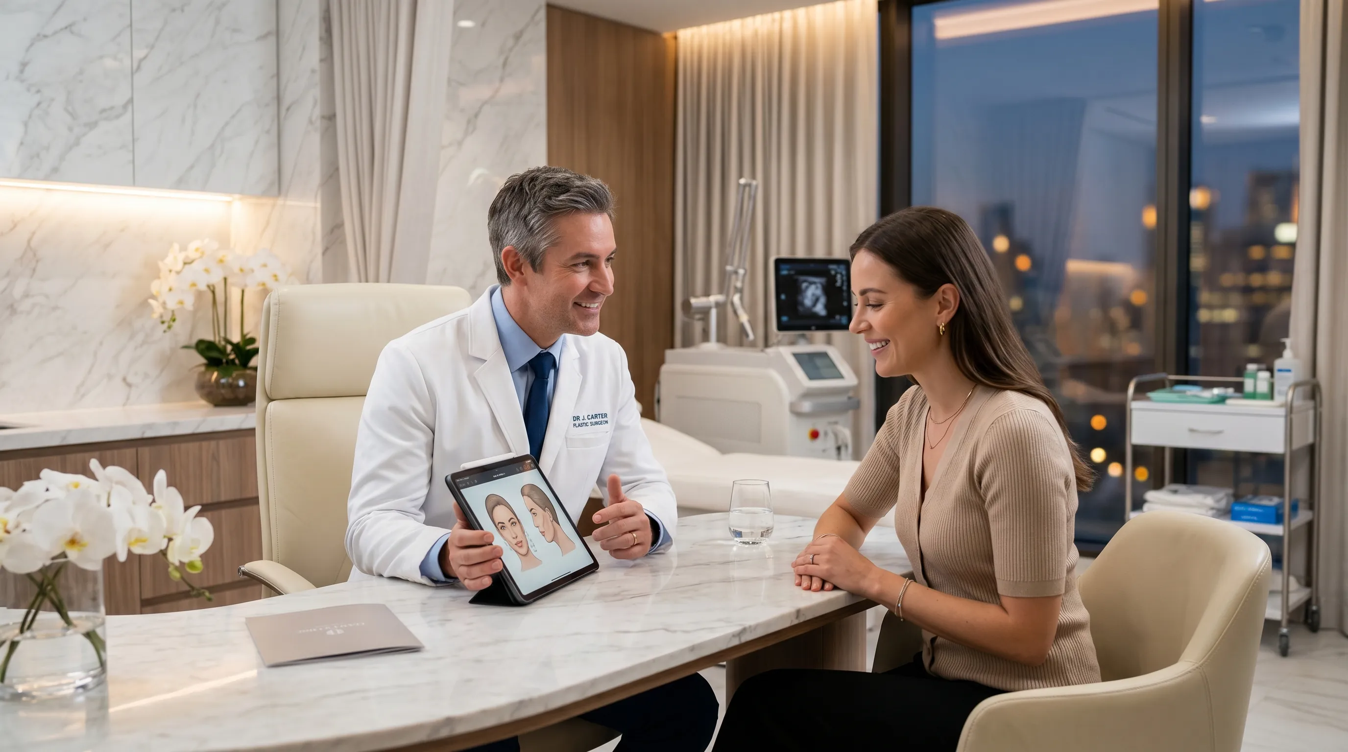 Dr. Michael Friedman, MD conducting examination